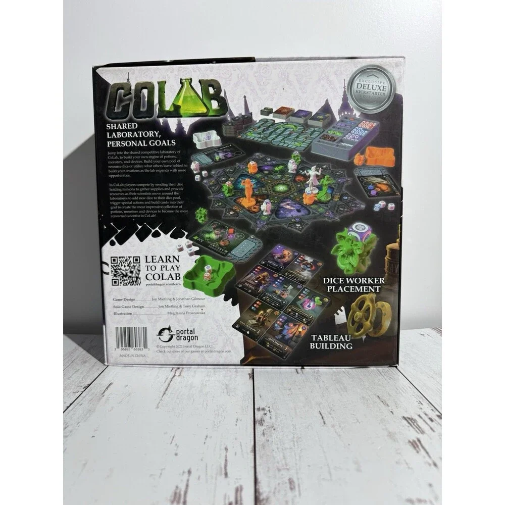 Portal Dragon CoLab Strategy Board Game Deluxe Kickstarter Edition 2P 10+